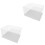 2Stk Transparente Acryl Vitrine Box Für Figuren Und Sammlungen 5