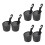 6St Zwart Auto Beker Organizer Voor Drank En Waterfles 2