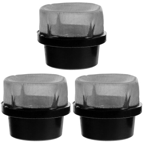 3Stk Poolfilter Luftventil Filter Robustem Schwarzem Kunststoff 1