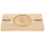 4Stk Multifunktionale Dumpling Press Holz Metall Orange Haushalt 3