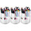 3St Wit Organizer Met Draaibare 360 Penhouder Van Stevig PP 4