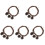 5Sets Klimtoy Lichtbruin Vogelstand 4
