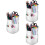 3St Wit Organizer Met Draaibare 360 Penhouder Van Stevig PP 6