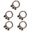 5Sets Klimtoy Lichtbruin Vogelstand 8