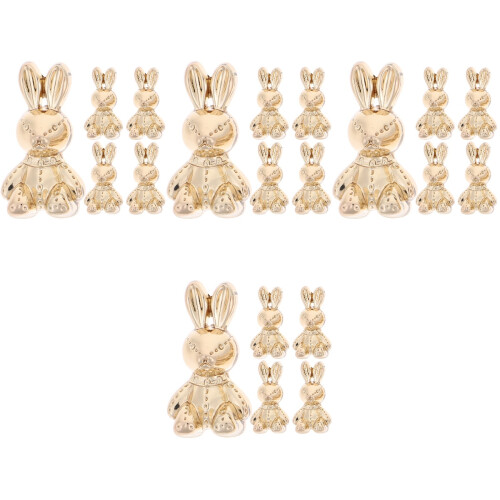 20St Gouden Bunny Knopen Voor En DIY Projecten 2