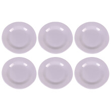 24St Mini Dienblad Plastic Lavendel Voor Poppenhuis Tafeldecoratie