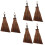 6St Compacte Bureauveger Handveger Lichtbruin Hout En Palm 8
