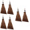 6St Compacte Bureauveger Handveger Lichtbruin Hout En Palm 9