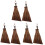 6St Compacte Bureauveger Handveger Lichtbruin Hout En Palm 4