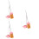 3Sets Mini Stoffer Set Roze Plastic Halloween Poppenhuis Decor 9