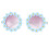 3St Kinder Zonnebril Bloemdesign Kids Party Props 1