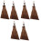 6St Compacte Bureauveger Handveger Lichtbruin Hout En Palm 5