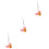 3Sets Mini Stoffer Set Roze Plastic Halloween Poppenhuis Decor 7
