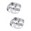 2St Lunchbord Roestvrijstaal Silvertint Met Compartimenten Voor Snacks 7