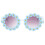 3St Kinder Zonnebril Bloemdesign Kids Party Props 11