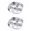 2St Lunchbord Roestvrijstaal Silvertint Met Compartimenten Voor Snacks 5
