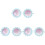 3St Kinder Zonnebril Bloemdesign Kids Party Props 2