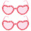 2St Lichtgewicht Roze Zonnebril Hartvorm Accessoires 6