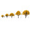 40St Gele Scenery Layout Landscape Trees Plastic Foam Model 9