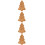 4St Bamboe Kerstboomvormige Snackplaat Voor Appetizers 10