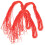 4St Polyester Gevlochten Rood Voor DIY Armband Knutselprojecten 1