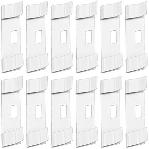 48St Vertical Blind Replacement Tabs Wit, Slijtvaste Pom Materiaal