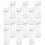 48St Vertical Blind Replacement Tabs Wit, Slijtvaste Pom Materiaal 11