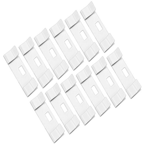 48St Vertical Blind Replacement Tabs Wit, Slijtvaste Pom Materiaal 2