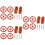 3Sets 3D Printer Kit DIY Met Kleurrijke Leveling Moeren En Schroeven 7