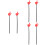 6St Rood Plastic Hand Pointers Voor Presentaties En Kinderfeestjes 8