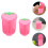 4St Roze Bedside Afvalbak Met Duurzaam Plastic Voor 11