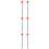 6St Rood Plastic Hand Pointers Voor Presentaties En Kinderfeestjes 10