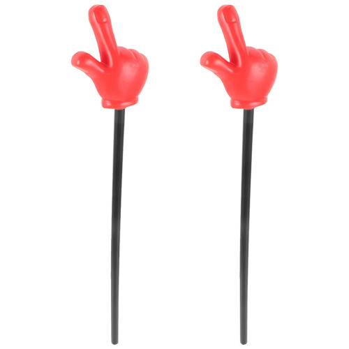 6St Rood Plastic Hand Pointers Voor Presentaties En Kinderfeestjes 2