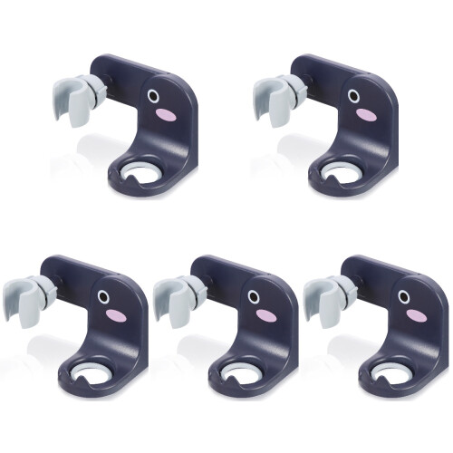 5Sets ABS Douchekopstandaard Spijkers , Kleefkracht 1