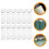 48St Vertical Blind Replacement Tabs Wit, Slijtvaste Pom Materiaal 5