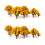 40St Gele Scenery Layout Landscape Trees Plastic Foam Model 5