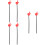 6St Rood Plastic Hand Pointers Voor Presentaties En Kinderfeestjes 9