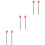 6St Rood Plastic Hand Pointers Voor Presentaties En Kinderfeestjes 7