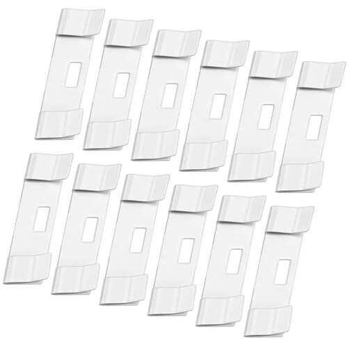 48St Vertical Blind Replacement Tabs Wit, Slijtvaste Pom Materiaal 1