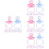 96St Babyshower Speentjes Mini Plastic Assorti Feestdecoratie 8