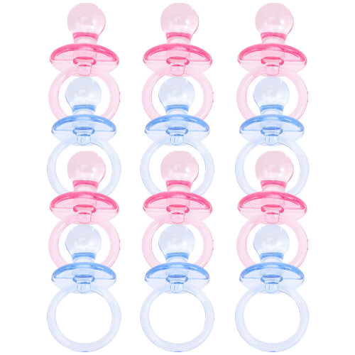 96St Babyshower Speentjes Mini Plastic Assorti Feestdecoratie 2