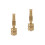 2St Duurzame Gouden Koperen Tuinslang Nozzle 6