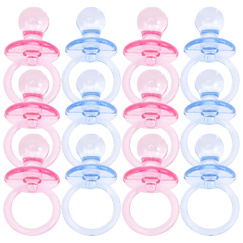 96St Babyshower Speentjes Mini Plastic Assorti Feestdecoratie