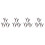 12St Vervangbare Hard Hat Kinriem Voor Bouwhelm Nylon Multi 6