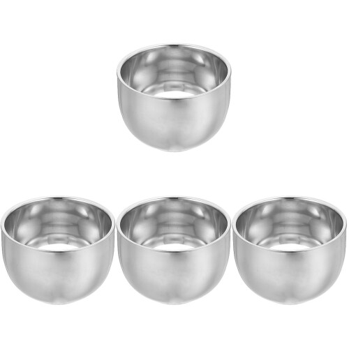 4St Dubbellaags Rvs Scheermok Set Gemakkelijk Opbergen 1