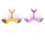 10St Zeemeermin Haaraccessoires, Stof En Glans 3