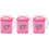 3St Roze Mini Borstel- En Puff En Automatisch 6