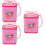 3St Roze Mini Borstel- En Puff En Automatisch 9