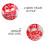 6Paren Fluweel Raamstickers Jaar Van De Voor Feestdecoratie 9