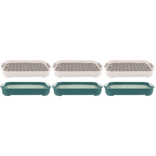 6St Plastic Konijnenbak Met Lage En Anti- 2